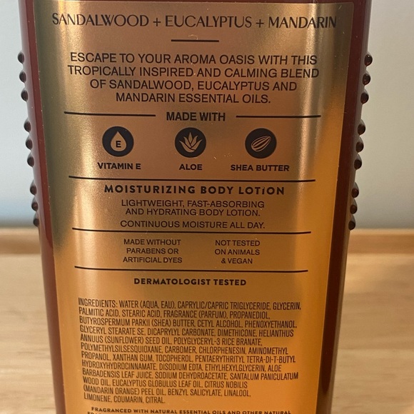 Bath & Body Works Bath & Body Bath Body Works Aromatherapy Oasis Sandalwood Eucalyptus